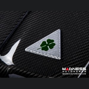 Alfa Romeo Giulia Quadrifoglio (QV) Badge - Carbon Fiber